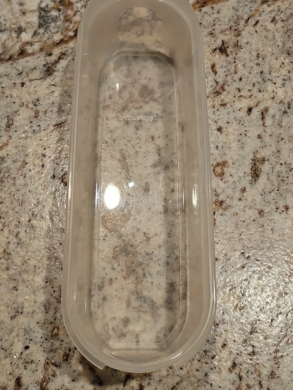 Tupperware Translucent Food Storage Containers with Pink Lids - Set of 3